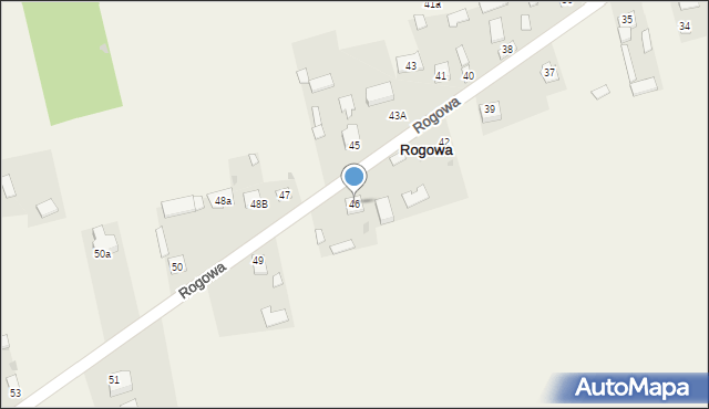 Rogowa, Rogowa, 46, mapa Rogowa