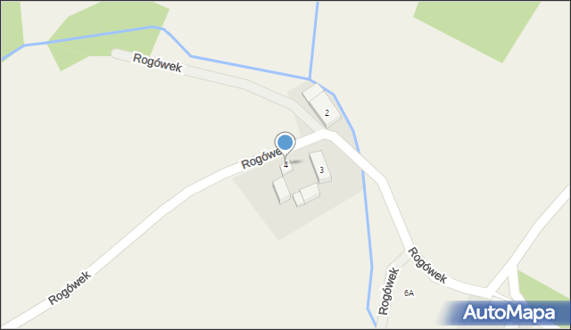 Rogówek, Rogówek, 4, mapa Rogówek