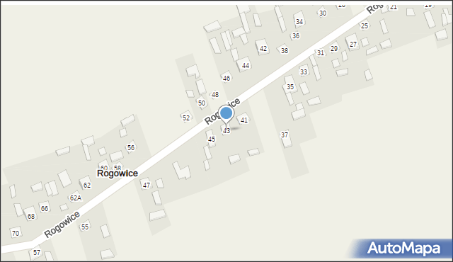 Rogowice, Rogowice, 43, mapa Rogowice