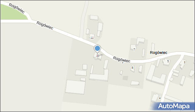 Rogówiec, Rogówiec, 10, mapa Rogówiec