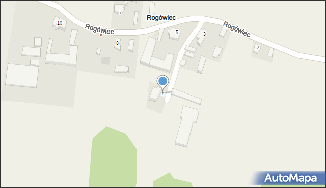 Rogówiec, Rogówiec, 4, mapa Rogówiec