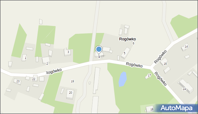 Rogówko, Rogówko, 4, mapa Rogówko