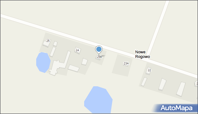 Rogowo, Rogowo, 23b, mapa Rogowo