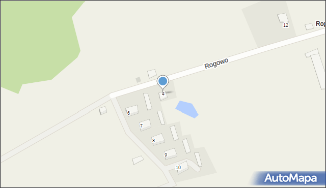 Rogowo, Rogowo, 4, mapa Rogowo