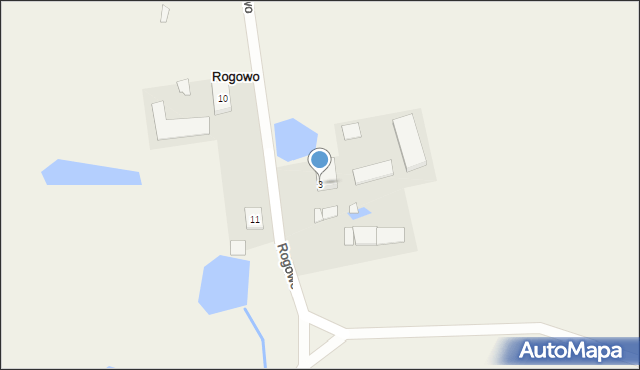 Rogowo, Rogowo, 3, mapa Rogowo