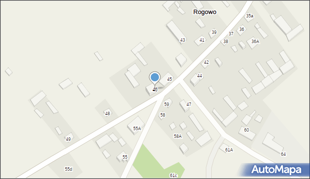 Rogowo, Rogowo, 46, mapa Rogowo