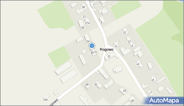 Rogowo, Rogowo, 33, mapa Rogowo