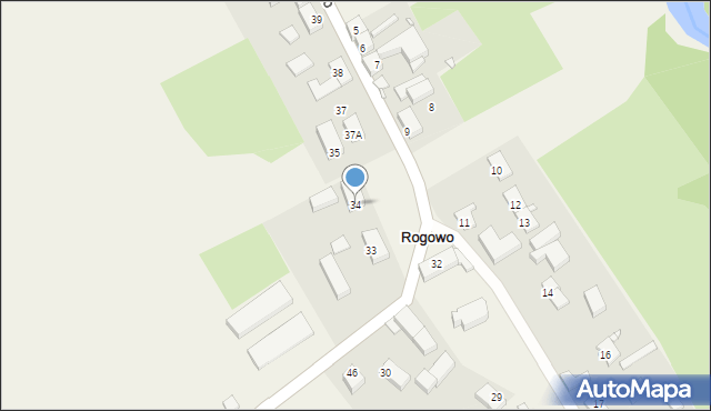Rogowo, Rogowo, 34, mapa Rogowo
