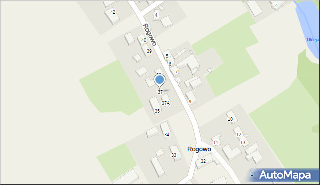 Rogowo, Rogowo, 37, mapa Rogowo