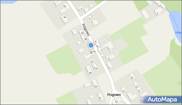 Rogowo, Rogowo, 38, mapa Rogowo