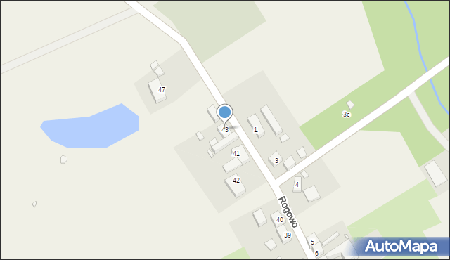 Rogowo, Rogowo, 43, mapa Rogowo