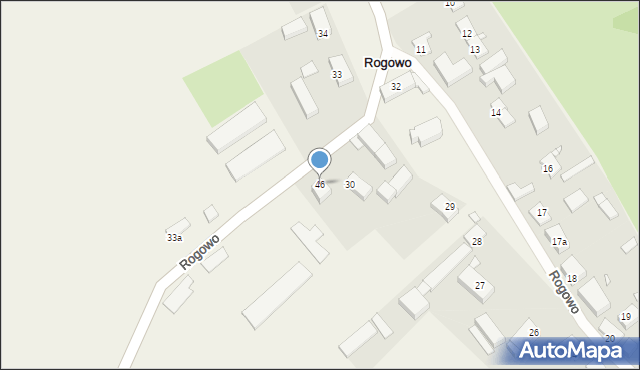 Rogowo, Rogowo, 46, mapa Rogowo