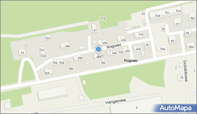 Rogowo, Rogowo, 46a, mapa Rogowo