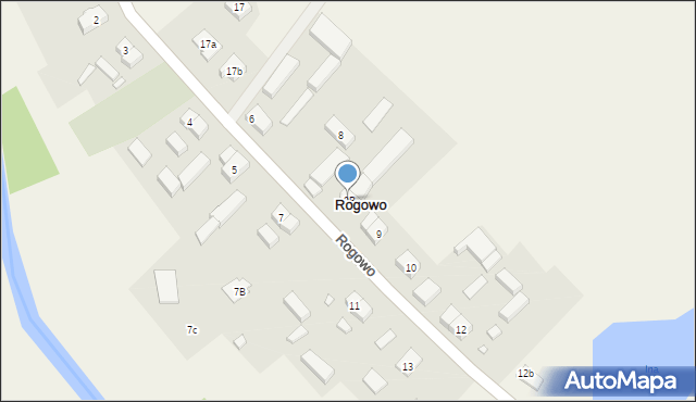 Rogowo, Rogowo, 9B, mapa Rogowo