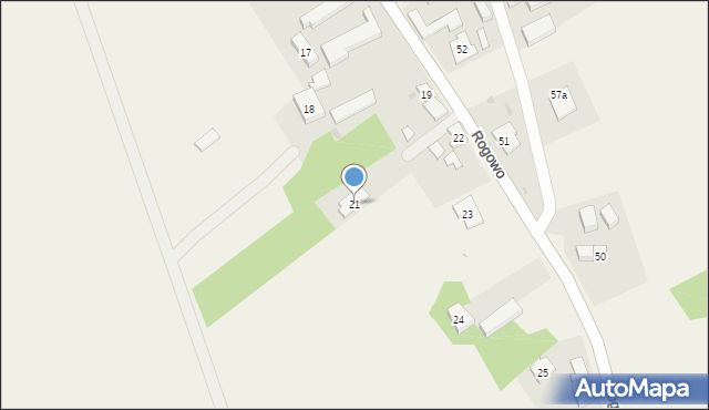Rogowo, Rogowo, 21, mapa Rogowo