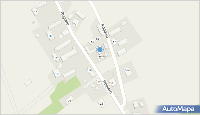 Rogowo, Rogowo, 52, mapa Rogowo