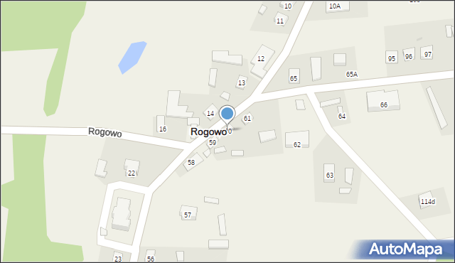 Rogowo, Rogowo, 60, mapa Rogowo