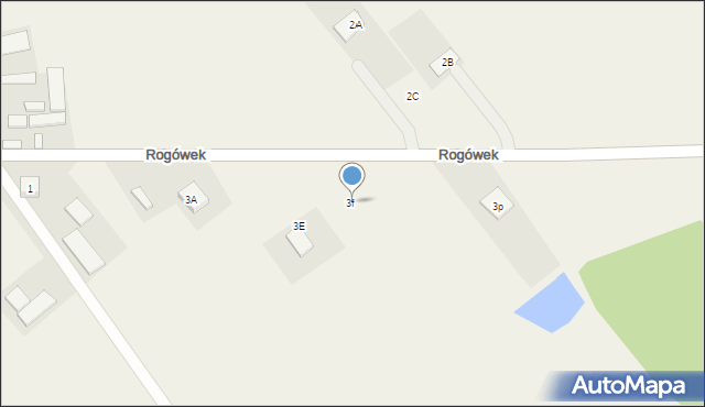 Rogowo-Majątek, Rogowo-Majątek, 3f, mapa Rogowo-Majątek