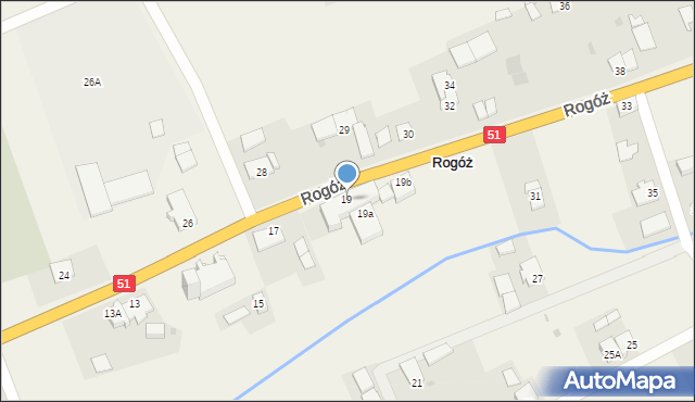 Rogóż, Rogóż, 19, mapa Rogóż