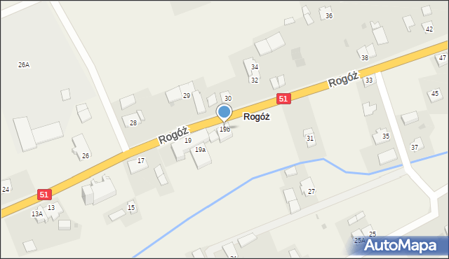 Rogóż, Rogóż, 19b, mapa Rogóż