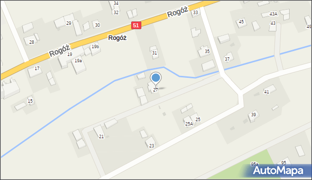 Rogóż, Rogóż, 27, mapa Rogóż