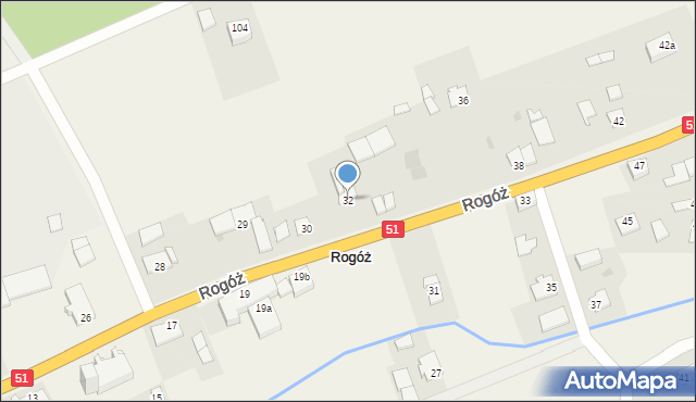 Rogóż, Rogóż, 32, mapa Rogóż