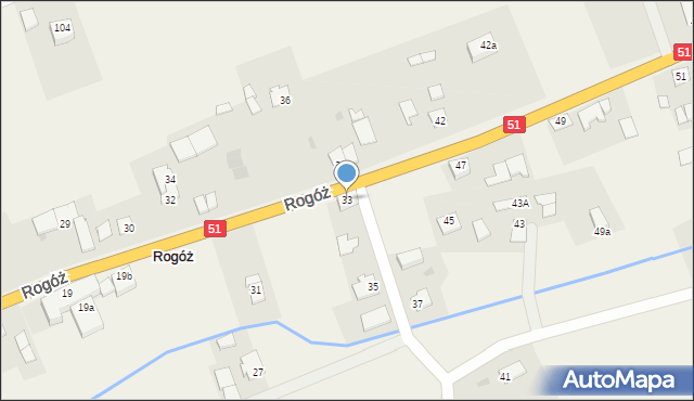 Rogóż, Rogóż, 33, mapa Rogóż