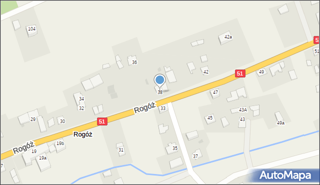 Rogóż, Rogóż, 38, mapa Rogóż