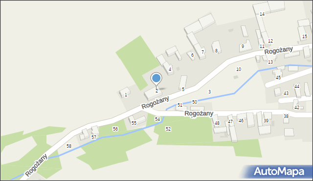 Rogożany, Rogożany, 2, mapa Rogożany