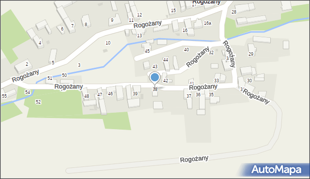 Rogożany, Rogożany, 38, mapa Rogożany