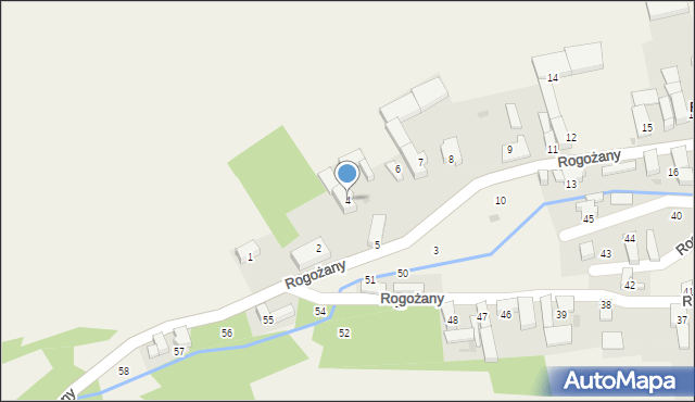 Rogożany, Rogożany, 4, mapa Rogożany