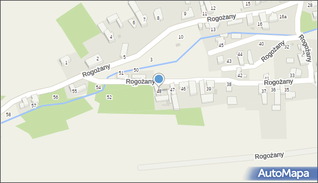 Rogożany, Rogożany, 48, mapa Rogożany