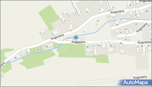 Rogożany, Rogożany, 49, mapa Rogożany