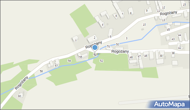 Rogożany, Rogożany, 54, mapa Rogożany