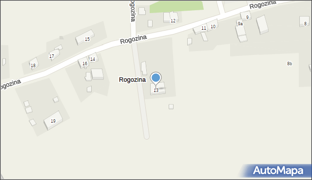 Rogozina, Rogozina, 13, mapa Rogozina