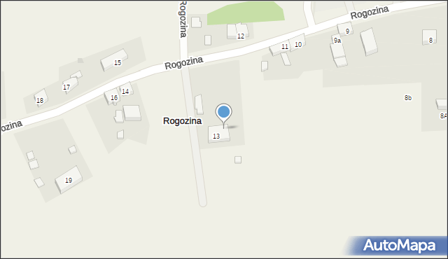 Rogozina, Rogozina, 13A, mapa Rogozina