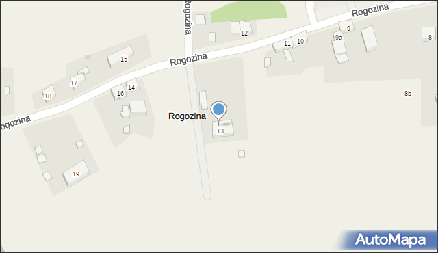 Rogozina, Rogozina, 13B, mapa Rogozina