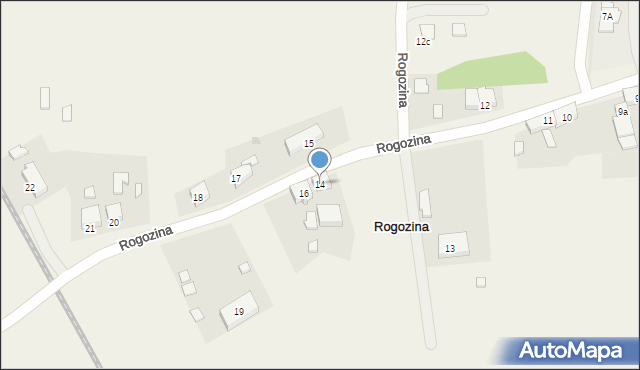 Rogozina, Rogozina, 14, mapa Rogozina