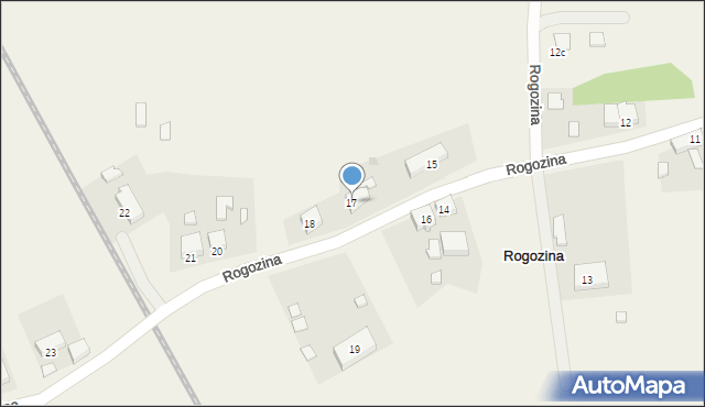 Rogozina, Rogozina, 17, mapa Rogozina