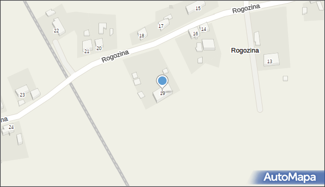 Rogozina, Rogozina, 19, mapa Rogozina