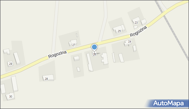 Rogozina, Rogozina, 26, mapa Rogozina