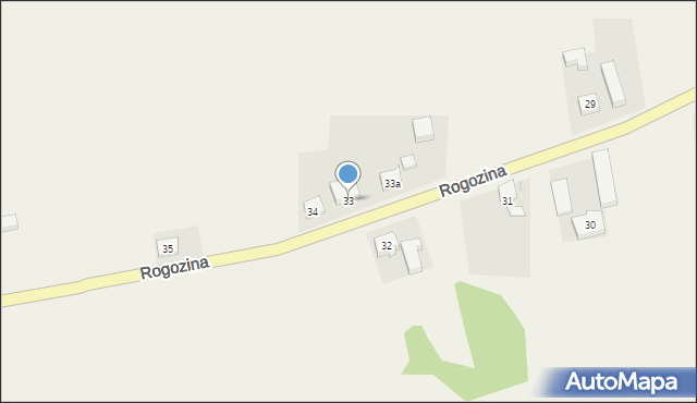 Rogozina, Rogozina, 33, mapa Rogozina