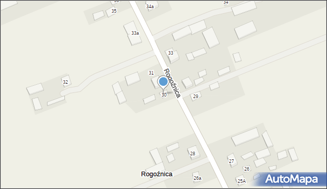 Rogoźnica, Rogoźnica, 30, mapa Rogoźnica