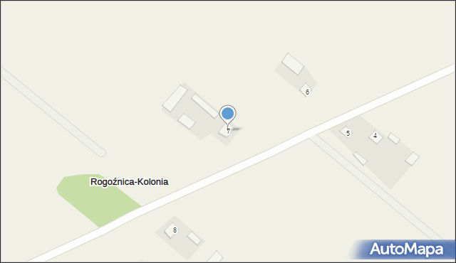 Rogoźnica-Kolonia, Rogoźnica-Kolonia, 7, mapa Rogoźnica-Kolonia