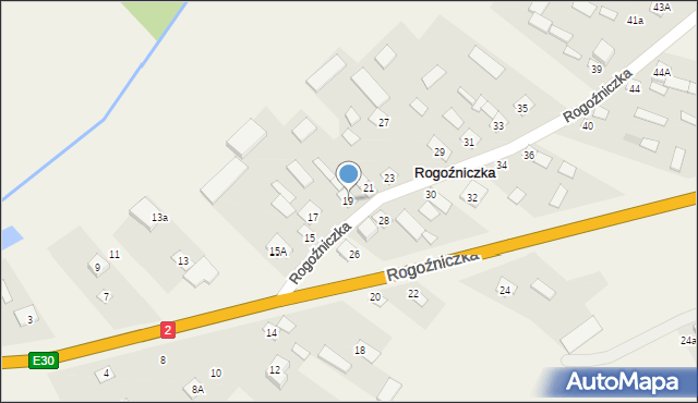 Rogoźniczka, Rogoźniczka, 19, mapa Rogoźniczka