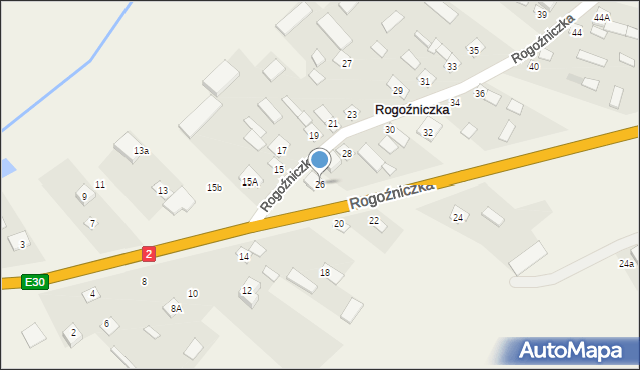 Rogoźniczka, Rogoźniczka, 26, mapa Rogoźniczka