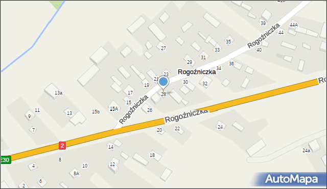 Rogoźniczka, Rogoźniczka, 28, mapa Rogoźniczka