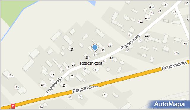 Rogoźniczka, Rogoźniczka, 31, mapa Rogoźniczka