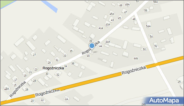 Rogoźniczka, Rogoźniczka, 42, mapa Rogoźniczka