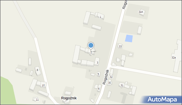 Rogoźnik, Rogoźnik, 2, mapa Rogoźnik